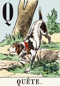 Q : Suche - Das Jagdalphabet, ca. 1890 (Gravur)