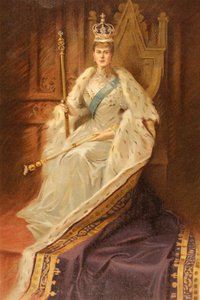 Königin Mary, Gemahlin von König George V, im Jahr ihrer Krönung