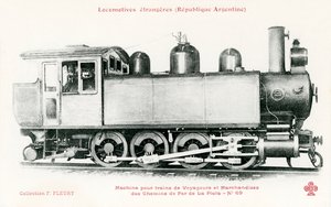 Eisenbahnwagen von Argentinien von Unbekannter Künstler