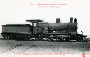 Eisenbahnwagen der Südargentinischen Eisenbahnen von Unbekannter Künstler