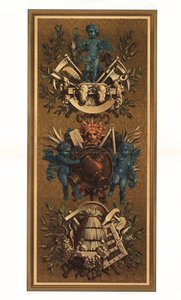 Rokoko-Wandpaneele im Louvre, Paris von Unbekannter Künstler