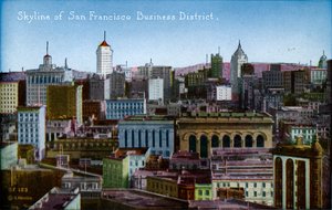 San Francisco: Geschäftsviertel von Unbekannter Künstler