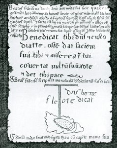 Szene aus dem Leben des heiligen Franziskus von Assisi von Unbekannter Künstler