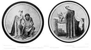 Szene aus dem Leben der heiligen Elisabeth von Ungarn von Unbekannter Künstler