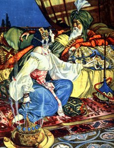 Scheherazade und der Kalif, ca. 1920 (Illustration)