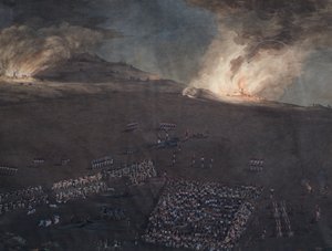 Schlachtskizze aus den Napoleonischen Kriegen von Unbekannter Künstler
