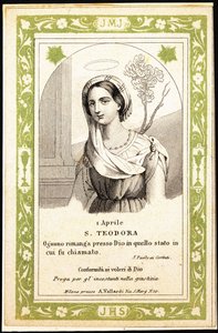 Die heilige Theodora, frühes 20. Jahrhundert