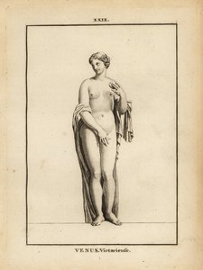 Statue der Venus Victrix, römische Göttin der Liebe, Schönheit, Sexualität und Fruchtbarkeit