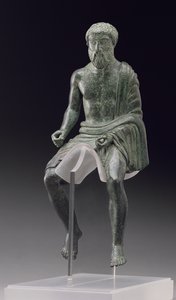 Statuette eines Reiters, etruskisch, spätes 5. Jahrhundert v. Chr. von Unbekannt