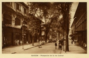 Straßenansicht von Saigon