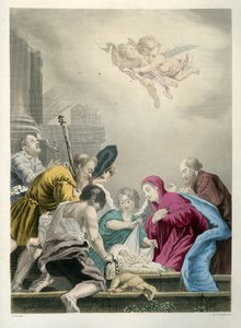 Die Anbetung Christi - Bibel, Neues Testament von Unbekannter Künstler