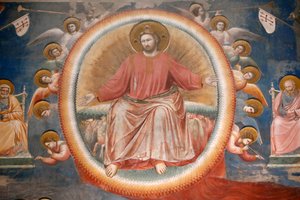 Die Scrovegni-Kapelle. Fresko von Giotto von Unbekannter Künstler