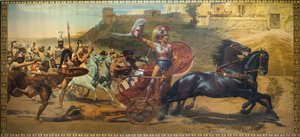 Der Triumph des Achilles - Gemälde im Achilleion-Palast, Korfu von Unbekannter Künstler