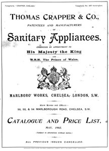 Der Katalog von Thomas Crapper und Company von Unbekannt