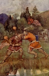 Der Wettbewerb von Prinz Bhima und Prinz Salya von Unbekannter Künstler