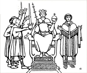 Die Krönung von König Harold Godwinson