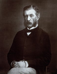 Dreiviertelporträt des schottischen Hochstaatsbeamten Sir James Fergusson, Gouverneur von Bombay
