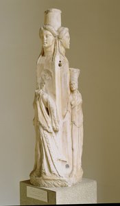 Triform Herm von Hekate, Marmorskulptur, attische Periode, 3. Jahrhundert von Unbekannt