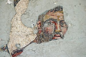 Zwei Athleten, Mosaik aus Samandağı, Türkei