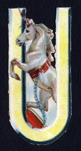 U wie Einhorn (Beetle Decoupis zum Thema Tiere)