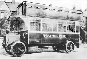 Vereinigtes Königreich: Der Trafford Park Bus. Eccles, ca. 1910 von Unbekannt