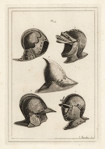 Venezianische Helme aus der Waffenkammer in Venedig