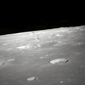 Ansicht von Rima Ariadaeus auf dem Mond von Unbekannter Künstler