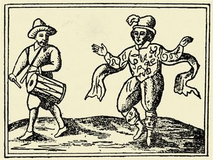 William Kempe tanzt den Morris von Unbekannter Künstler