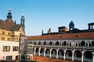 Flügel des Zwingerpalastes, Dresden von Benjamin Baud