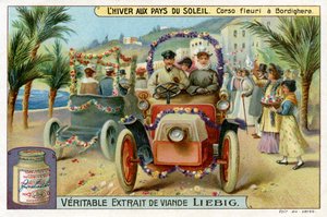 Winter in der Sonne: Blumenparade in Bordighera, Italien