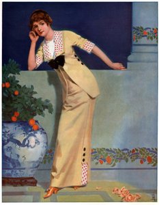 Frau im Jahr 2700 (Illustration, ca. 1910) von Unbekannter Künstler