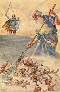 Allegorie des Ersten Weltkriegs von Unbekannter Künstler