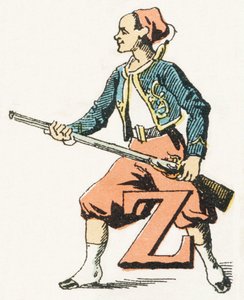 Z - Zuave - Kinderalphabet, Editions Gordinne 1920