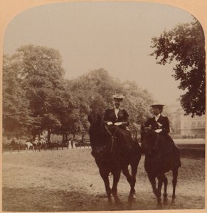 Ein früher Morgenausritt, Rotten Row, Hyde Park, London, England, 1896
