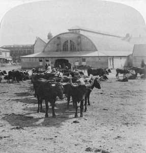 Gebäude, in dem Kriegsgefangene verurteilt wurden, Pretoria, Südafrika, Burenkrieg, 1901