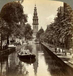 Kanal, Amsterdam, Niederlande