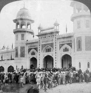 Lord Curzon eröffnet die indische Kunstausstellung, Delhi, Indien, 1903