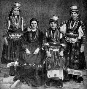 Romafrauen, Albanien, 1922