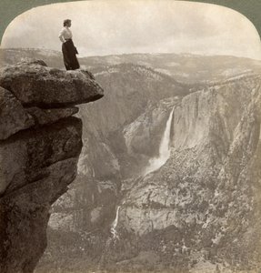 Blick vom Glacier Point, Yosemite Valley, Kalifornien, USA, 1902