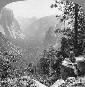 Blick vom Inspiration Point durch das Yosemite-Tal, Kalifornien, USA