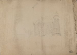 Leuchtturm und Haus
