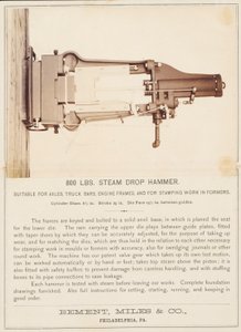 Dampfhammer, Bement, Miles und Company, Philadelphia