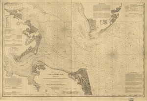 Chesapeake Bay, Blatt Nr. 1, York River, Hampton Roads, Chesapeake Eingang