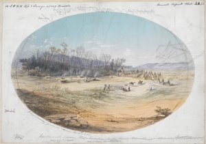 Cantonment Stevens, Blick nach Westen