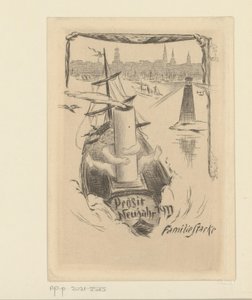 Neujahrswunsch für 1911 von der Familie Stacke