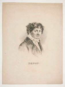 Porträt von Dominique-Vivant Denon von Unknown