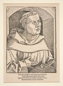 Porträt von Martin Luther von Unknown