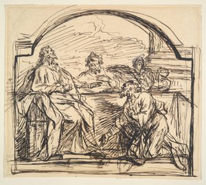 Das Abendmahl in Emmaus von Unknown