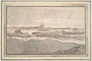 Blick auf Haarlem von Nordwesten