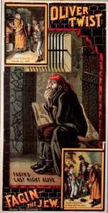 1880er UK Oliver Twist Buchplatte